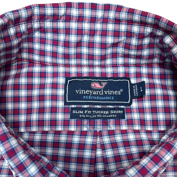 Vineyard Vines Performance‎ Slim Fit Tucker Shirt Lightweight Men’s Large - Picture 7 of 7